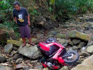 Motor Masuk Jurang di Jalur Ekstrem Trenggalek, 3 Orang Luka