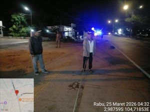 Pejalan Kaki di Palembang Tewas Usai Ditabrak Truk