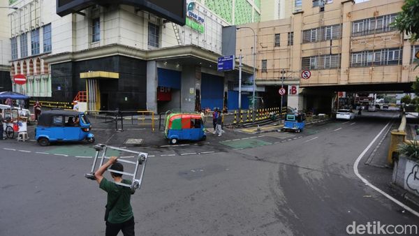 Potret Tanah Abang Masih Sepi Pascalebaran