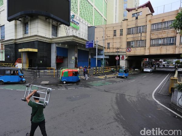Potret Tanah Abang Masih Sepi Pascalebaran