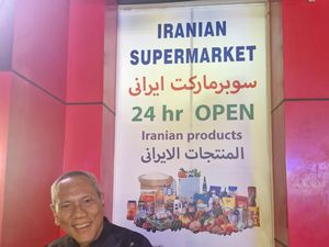 Supermarket Iran dan McDonald di Muscat - Oman