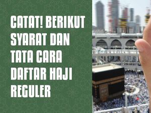 Syarat dan Tata Cara Daftar Haji Reguler