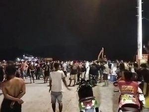 Sopir Truk Ricuh di Pelabuhan PT SMA Lampung, Diduga Saling Serobot