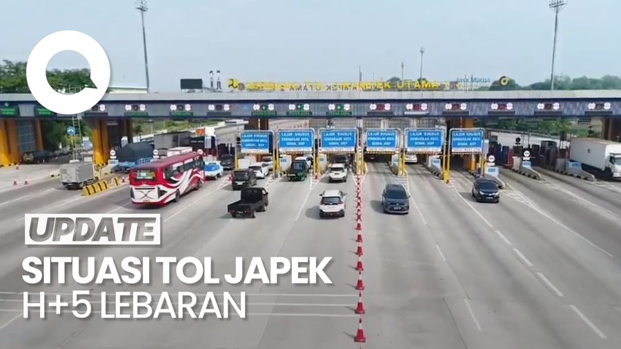  Video: Kondisi Terkini Arus Balik di Tol Jakarta-Cikampek Km 62