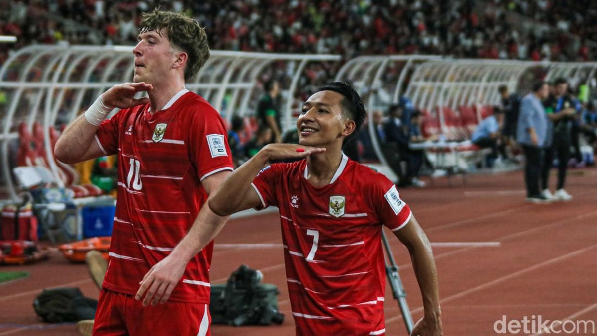 Ole Romeny dan Beckham Putra di Timnas Indonesia. (Foto: Muhammad Reevanza/detikFoto)