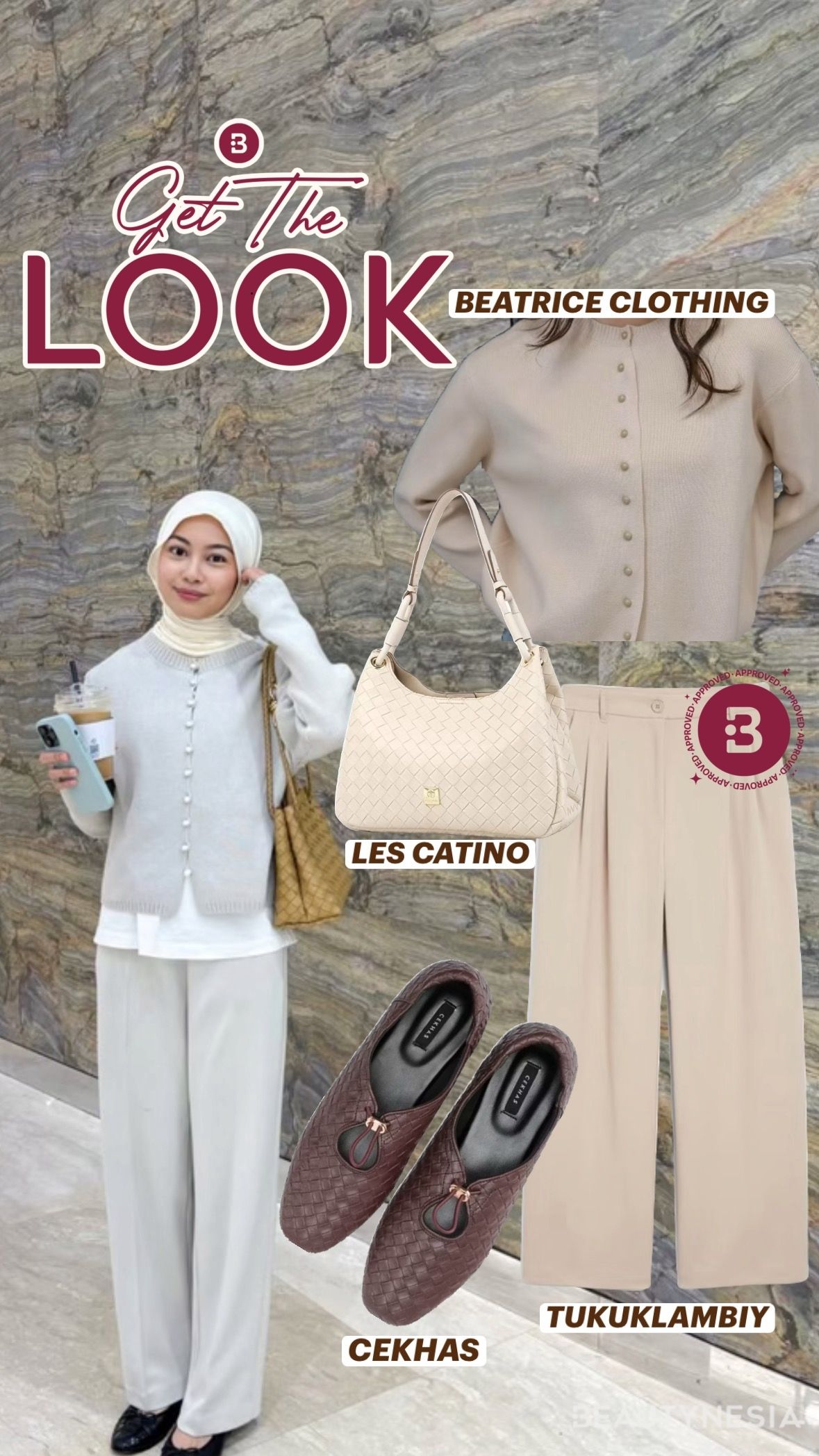Get The Look: Ide outfit simpel untuk ngemal ala Tsana