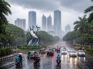 Bawa Payung, Surabaya Hujan Ringan Hari Ini