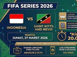 Timnas Indonesia Vs Saint Kitts and Nevis Tayang di TV Mana? Ini Jadwalnya