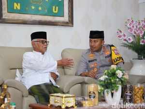 Kapolres Kediri Silaturahmi ke Ulama Usai Lebaran, Sinergi Jaga Kamtibmas