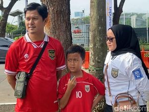 Nonton Timnas Indonesia di GBK Jadi Tradisi Baru Keluarga asal Sumedang Ini