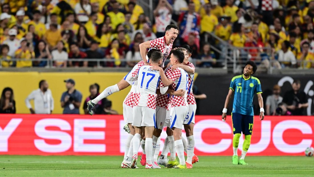 Hasil Kroasia vs Kolombia. (Foto: Getty Images/Julio Aguilar)