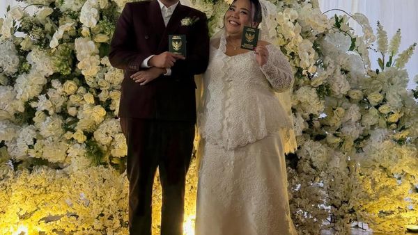 Potret Pernikahan Gita Bhebhita Agak Laen 2, Cantik dengan Gaun Kebaya