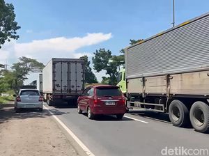 Macet di Pantura Indramayu, Antrean Kendaraan Mengular 4 Km