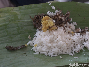 Sego Kethek Sajian Unik Sesaji Rewanda di Gua Kreo Semarang