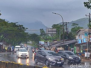 Dilanda Hujan Deras, Arus Balik Nagreg H+6 Ramai Lancar