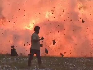 Polisi Usut Viral Ledakan Dahsyat Petasan Disertai Kobaran Api di Magelang