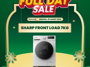 Mesin Cuci Front  Load 7 Kg Banting Harga Jadi Rp 3,9 Juta