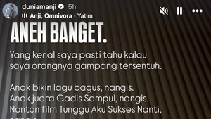 Anji Merasa Aneh: Biasanya Gampang Nangis, tapi Kok Ibu Meninggal Gak Nangis?