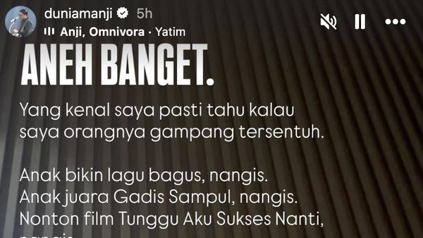 Anji Merasa Aneh: Biasanya Gampang Nangis, tapi Kok Ibu Meninggal Gak Nangis?
