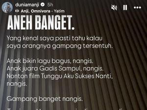 Anji Merasa Aneh: Biasanya Gampang Nangis, tapi Kok Ibu Meninggal Gak Nangis?