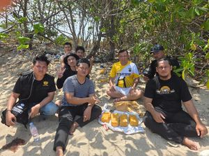 Polisi Temukan 4 Kg Sabu di Pulau Ulat Bulu Belitung