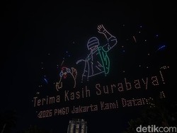 Hiasi Langit Surabaya dengan 1.500 Drone, PUBG Mobile Raih Rekor MURI