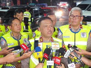 Kakorlantas Sebut Lalin Arus Balik di Arteti Padat Sementara Tol Terkendali