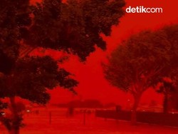 Video: Langit di Australia Mendadak Merah, Kenapa?