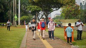 Monas Masih Menjadi Pilihan, Warga Habiskan Libur Pasca Lebaran