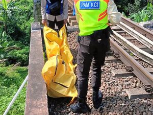 Hilang Dua Hari, Lansia Garut Ditemukan Tewas Diduga Tertabrak KA