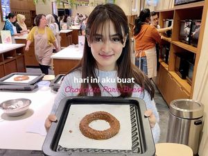 Cantiknya Prinsa Mandagie saat Jajan Matcha Latte hingga Tiramisu