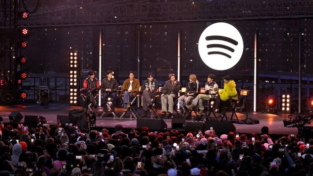 Spotify x BTS: SWIMSIDE Event in NYC (3/23)