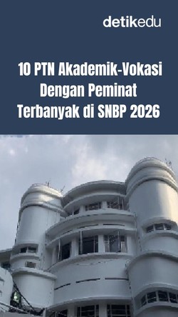 Video: Top 10 PTN Akademik-Vokasi Terfavorit di SNBP 2026