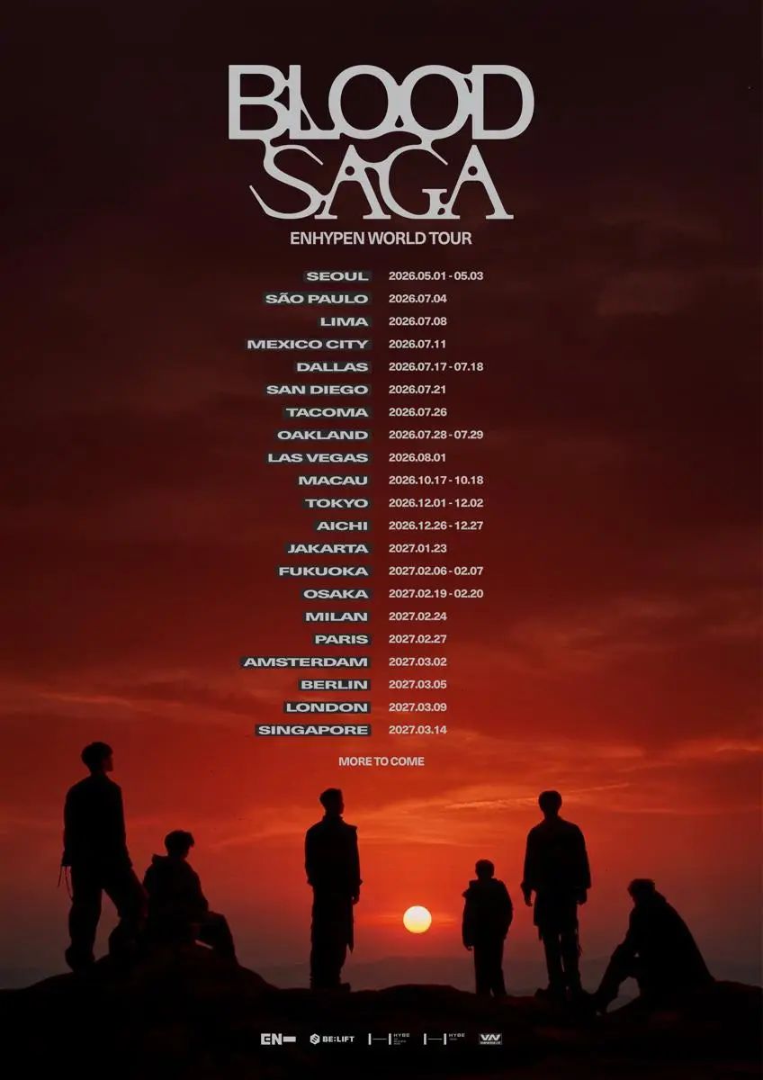 Jadwal Tur Dunia ENHYPEN