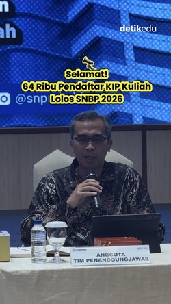 Selamat! 64 Ribu Pendaftar KIP Kuliah Lolos SNBP 2026