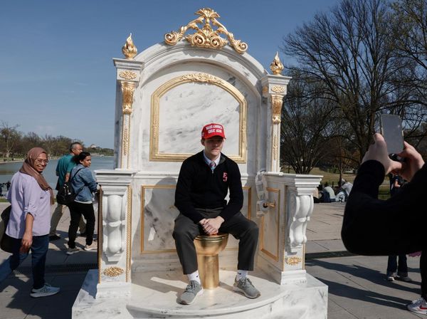 Potret Singgasana Toilet Emas di Gedung Putih, Sentilan Keras buat Trump!