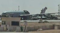 Foto Pesawat 'Otak' Perang Amerika Rusak Parah Diserang Iran