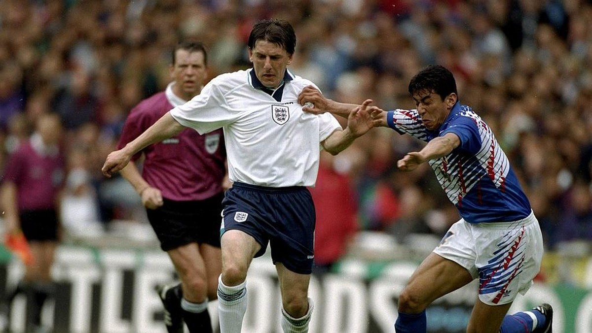 Inggris vs Jepang di Umbro Cup 1995. (Getty Images/Anton Want)