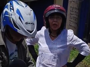Ibu-ibu di Surabaya Ngamuk Usai Terobos Lampu Merah dan Tertabrak