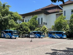 11 Bus Listrik Rute GOR Ngurah Rai-GWK Beroperasi Oktober