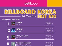 SWIM BTS Debut di Puncak Billboard Korea Hot 100