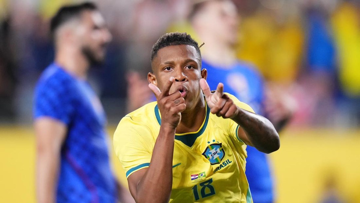 Hasil Brasil vs Kroasia di laga uji coba. (Foto: Getty Images/Rich Storry)