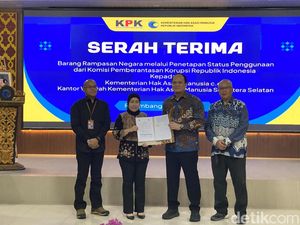 KPK Serahkan Rumah Rampasan Korupsi Rp 508 Juta ke KemenHAM