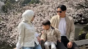 Anggunnya Nikita Willy Liburan di Jepang Bersama Keluarga