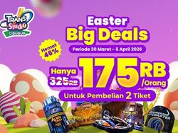 Promo hingga 46%! Liburan di Trans Studio Cibubur Makin Seru dengan Easter Big Deals