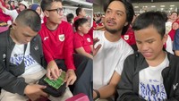 Serunya Nonton Timnas Bareng Dua Teman Netra di GBK