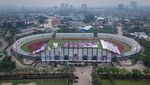 Stadion Kandang Persita Tangerang Rusak Diterpa Angin