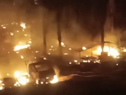 Polisi Dalami Kasus Sumur Minyak Ilegal yang Terbakar di Area Kebun Sawit Muba