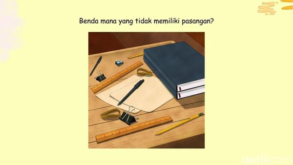 Fokus dan Tajamkan Mata! Temukan Pasangan Benda di Gambar Ini dalam Semenit