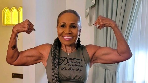 Potret Binaragawati Tertua di Dunia, Masih Aktif Nge-Gym di Usia 89 Tahun